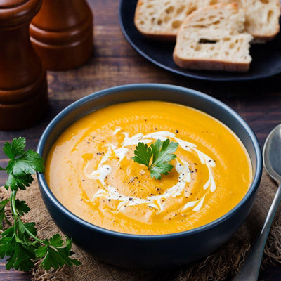 3-INGREDIENT VEGAN BUTTERNUT SQUASH SOUP