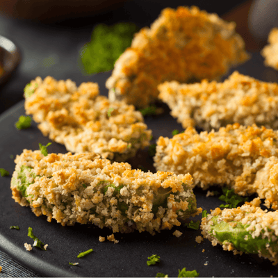 AIR FRYER CHICHARRÓNES AVOCADO FRIES