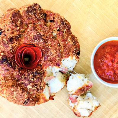 AIR FRYER PULL-APART PIZZA BREAD