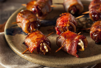 BACON-WRAPPED BOURSIN STUFFED DATES