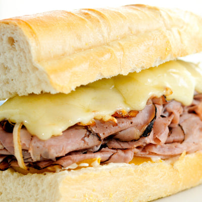 OPEN-FACED ROAST BEEF SANDWICH