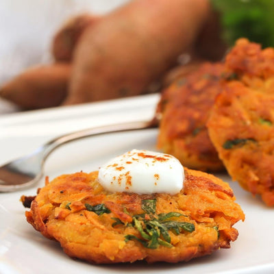 SWEET POTATO LATKES