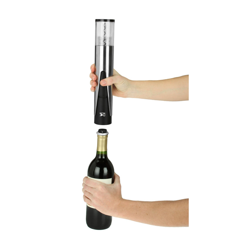 Kalorik 2-in-1 Wine Opener and Preserver, Stainless Steel