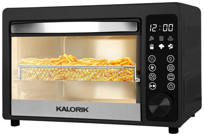 Kalorik® 22 Quart Touchscreen Air Fryer Toaster Oven, Black