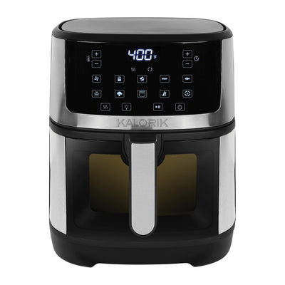 Kalorik® 7-Quart Touchscreen Air Fryer with Window, Stainless Steel