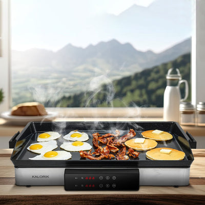 Kalorik MAXX® 2-in-1 Electric Griddle & Double Cooktop